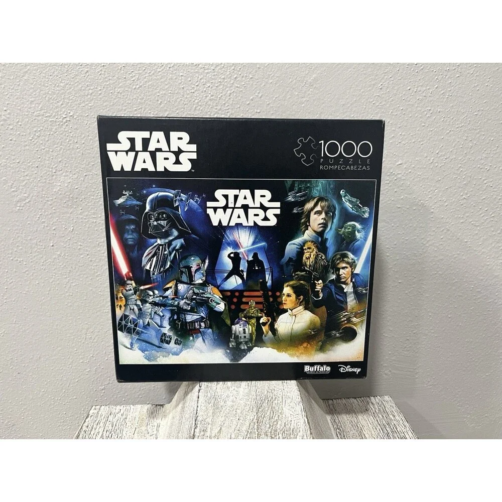 Star Wars Trilogy 1000 Piece Jigsaw Puzzle Disney Buffalo Games Sealed NEW